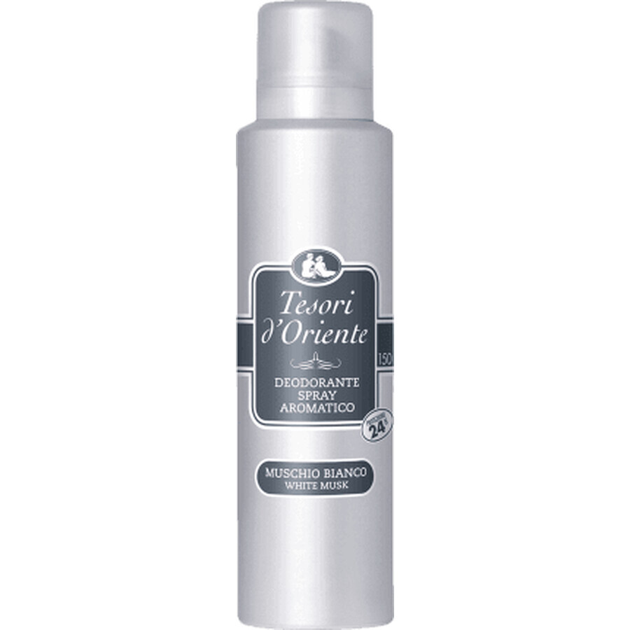 Tesori d'Oriente Deodorant bodyspray witte musk, 150 ml
