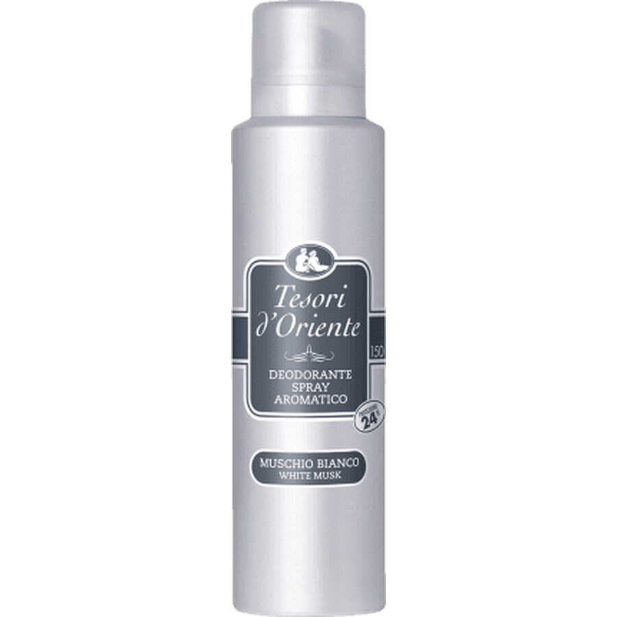 Tesori d'Oriente Deodorant spray pentru corp white musk, 150 ml