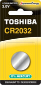 Toshiba Akku cr2032 3.0V, 1St.