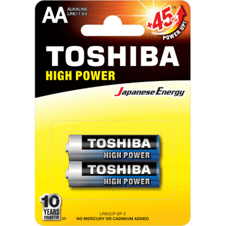 Toshiba Piles Alcalines R6-AA, 1pc