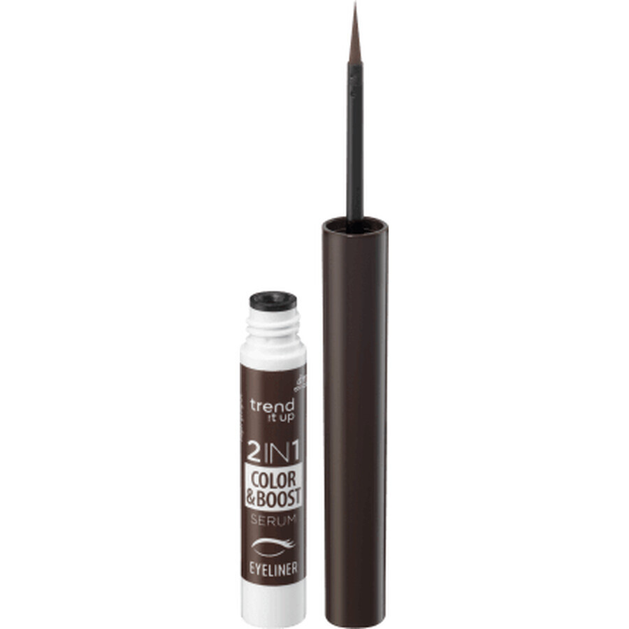 Trend !t up 2in1 Color & Boost Serum Eyeliner 020 Brown, 1,7 ml