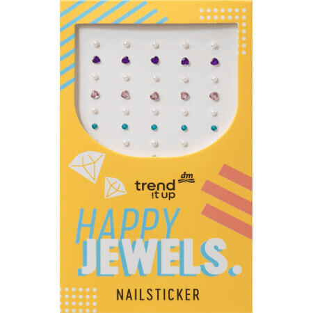 Trend !t up Happy Jewels nagelstickers, 40 stuks