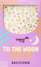 Trend !t up To the moon &amp;amp; back nagelstickers, 84 stuks