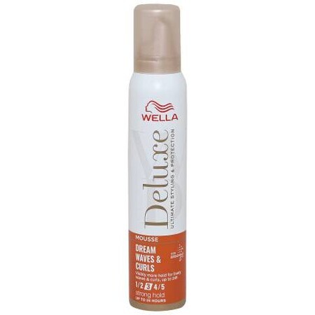 Wella Deluxe  Spumă păr pentru bucle, 200 ml