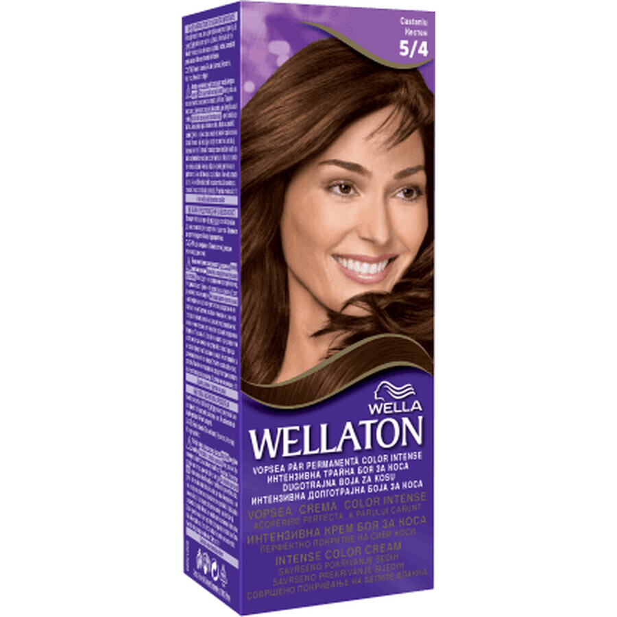 Wellaton Permanent hair dye 5/4 chestnut, 1 pc