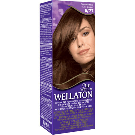 Wellaton Permanent hair dye 6/77 dark chocolate, 1 pc