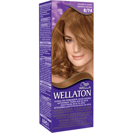 Wellaton Tinte permanente 8/74 chocolate caramelo, 1 ud.