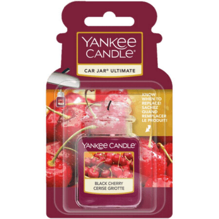 Yankee Candle Ultimate Black Cherry Auto Luchtverfrisser, 1 stuk