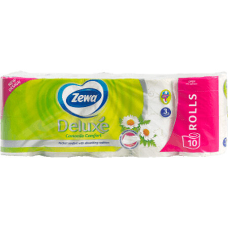 Zewa Toiletpapier wit deluxe, 10 stuks