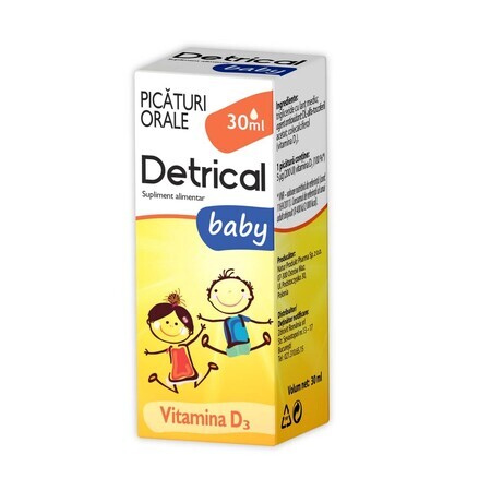 Detrical baby picături orale, 30 ml, Zdrovit