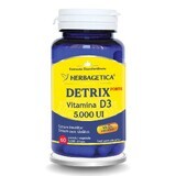 Detrix Forte Vitamina D3 5000 UI, 60 capsule, Herbagetica