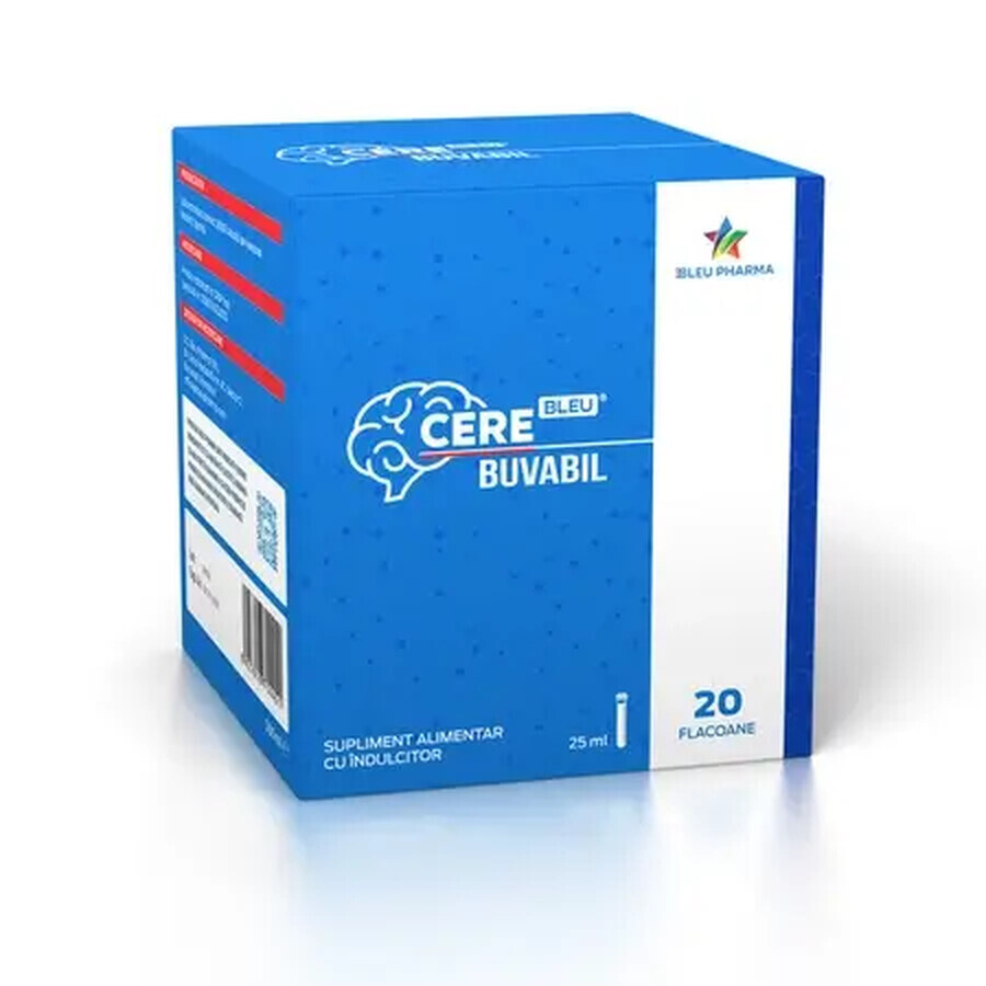 CereBleu buvable, 20 flacons x 25 ml, Bleu Pharma